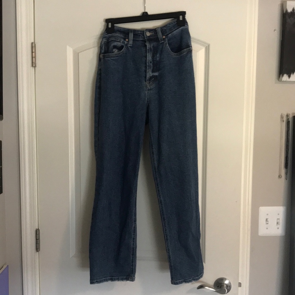 Straight leg jeans